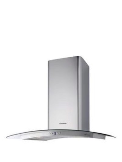 Hoover Hhv97Slx Wizard Wifi Built-In 90Cm Chimney Cooker Hood - Stainless Steel
